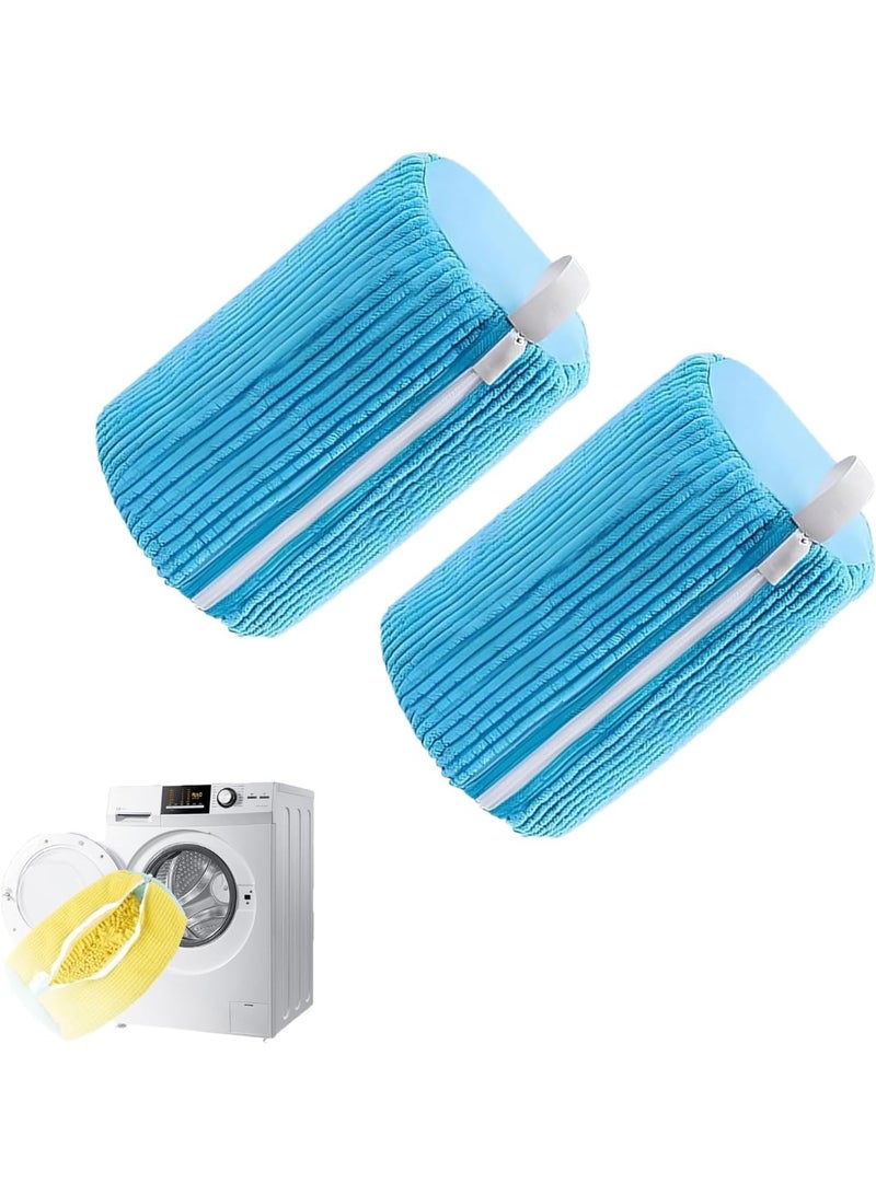 Shoe Washing Bag for Laundry, Washer and Dryer - Reusable for All Shoe Types and Sizes (Blue 2Pcs) - Image 1